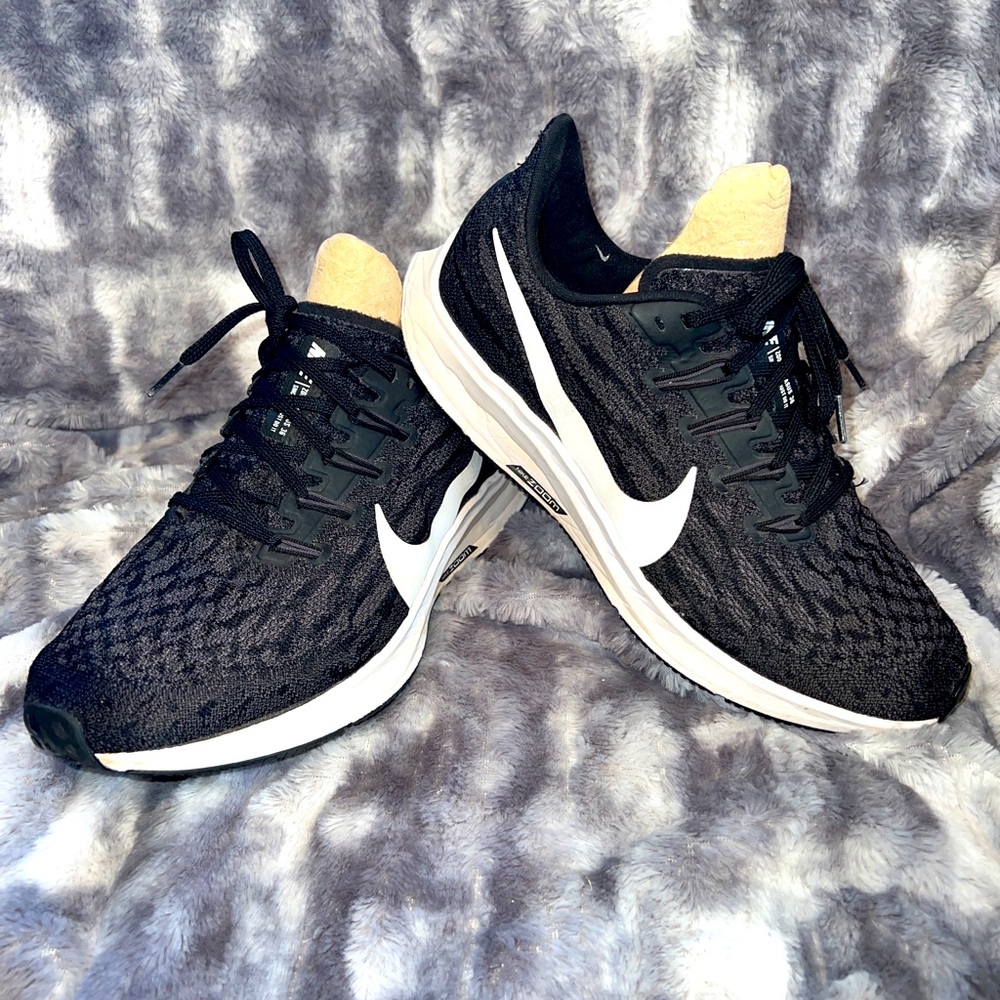 Nike Men’s Shoes Gray Black Air Zoom Pegasus Sz 9 Running Shoes Sneakers